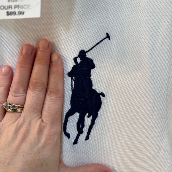 NWT Polo Ralph Lauren Yacht Club Polo Men's XL White Big Pony Old Money Preppy - Picture 6 of 13